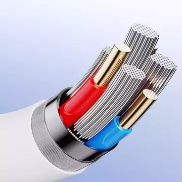 Joyroom kabel USB - USB Typ C do szybkiego ładowania / transmisji danych 6A 1m biały (S-1060M12)