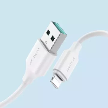 Joyroom kabel do ładowania / transmisji danych USB - Lightning 2.4A 1m biały (S-UL012A9)