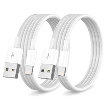 KABEL 2SZT 1M USB PRZEWÓD DO ŁADOWARKI LIGHTNING DO IPHONE 8/11/12/13/14