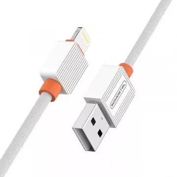 KABEL USB IPHONE 2A SOMOSTEL BIAŁY 2000mAh QUICK CHARGER 1M POWERLINE SMS-BP03 15SZT PREZENTER