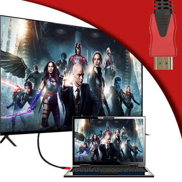 Kabel 10m HDMI przewód do przesyłu HD 3D UHD 4K FULL HD Oplot