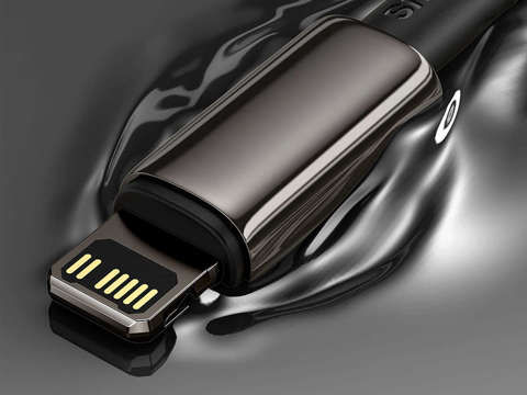 Kabel 1m Baseus przewód USB-C Type C na Lightning PD 20W Black