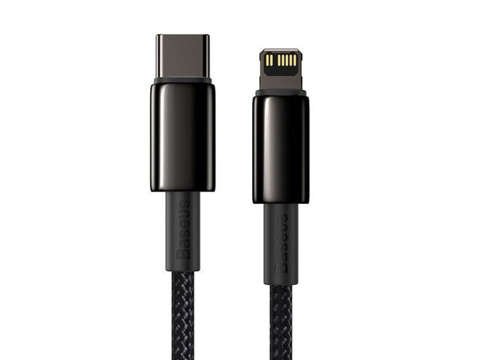 Kabel 1m Baseus przewód USB-C Type C na Lightning PD 20W Black