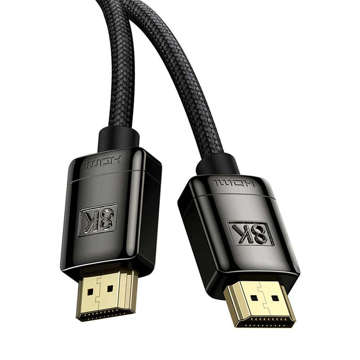 Kabel 2m Baseus High Definition Series HDMI 2.1 8K 60Hz 3D HDR 48Gbps Czarny