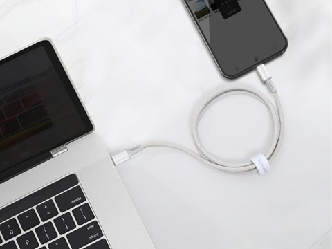 Kabel 2m Baseus przewód USB-C Type C na Lightning PD 20W White