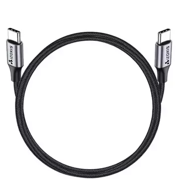 Kabel 2m Nylonowy przewód oplot Wzmocniony USB-C do USB-C Type C PD QC 2.0 100W 5A