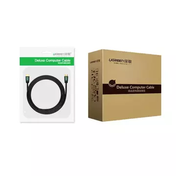 Kabel 2m UGREEN przewód HDMI 2.0 19 pin 4K 60Hz 30AWG czarny (10129)