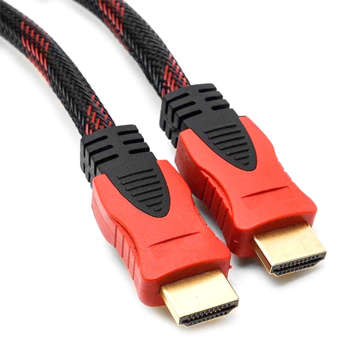 Kabel 5m HDMI przewód do przesyłu HD 3D UHD 4K FULL HD Oplot