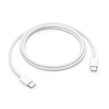 Kabel Apple USB-C do USB-C 1m, 60W, biały, trwały, oryginalny