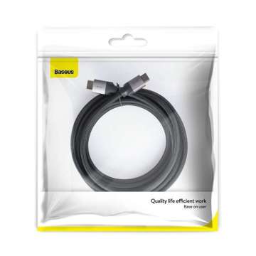 Kabel HDMI 2.0 Baseus Enjoyment Series, 4K, 3D, 3m (czarno-szary)