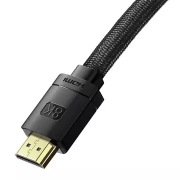 Kabel HDMI do HDMI Baseus High Definition 1.5m, 8K (czarny)