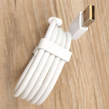 Kabel Oppo DL136 Supervooc Super Szybki USB do USB-C Type C 65W 1m przewód Biały