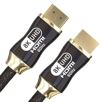 Kabel Przewód HDMI-HDMI 2.1 8K 60Hz 4K 120Hz do przekazywania obrazu i dźwięku Premium HQ 3m