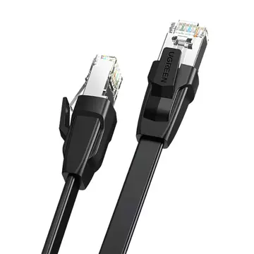Kabel UGREEN LAN Ethernet Cat.8 U/FTP płaski 2m czarny (NW134)
