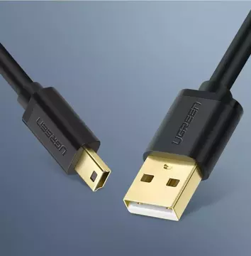 Kabel UGREEN przewód USB - mini USB 480 Mbps 3 m czarny (US132 10386)