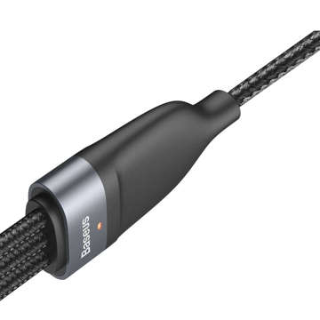 Kabel USB 3w1 Baseus Flash Series, micro USB / Lightning / USB-C 40W 5A 1.2m Czarny