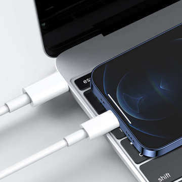 Kabel USB-C do Lightning do Apple iPhone iPad iPod 20W 2m BOX Biały