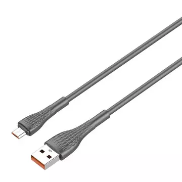 Kabel USB - Micro USB LDNIO LS672 2m, 30W (szary)