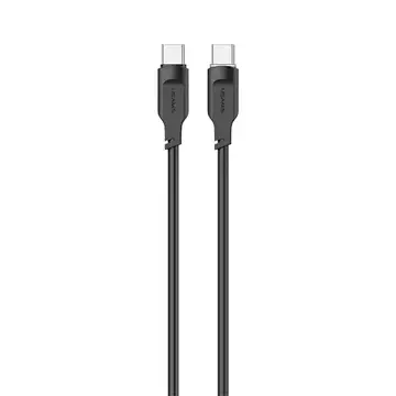 Kabel USMAS USB-C na USB-C PD Fast Charging 1.2m czarny