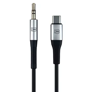 Kabel adapter Accessories - 3mk AUX Cable USB-C - Jack 3,5 mm