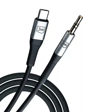 Kabel adapter Accessories - 3mk AUX Cable USB-C - Jack 3,5 mm