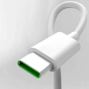 Kabel przewód Oppo DL129 USB do USB-C Type C 1m Biały