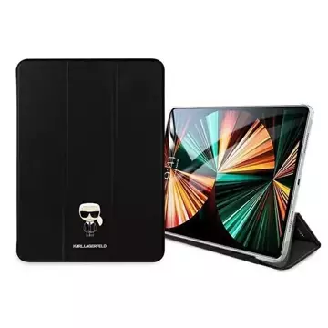 Karl Lagerfeld KLFC12OKMK iPad Pro 12.9 2020 / 2021 / 2022 / iPad Air 13 2024 Book Cover czarny/black Saffiano Karl Iconic