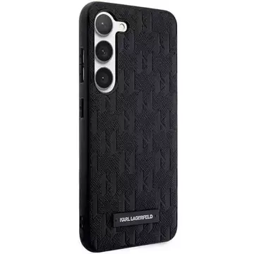 Karl Lagerfeld KLHCS23SSAKLHPK do Samsung Galaxy S23 S911 hardcase czarny/black Saffiano Mono Metal Logo