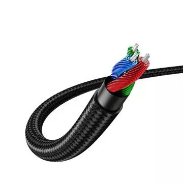 Kątowy kabel UGREEN AUX 2 x mini jack 3,5 mm 1,5m niebieski (AV112)