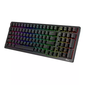 Klawiatura mechaniczna Royal Kludge RK98 RGB, Red switch (czarna)