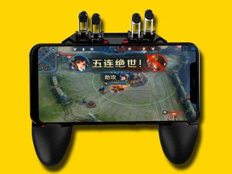 Kontroler do gier Gamepad Pad regulowany do telefonu tabletu Memo AK66 Czarny