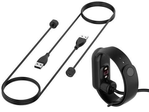 Ładowarka Alogy kabel USB do Xiaomi Mi Band 5 Global czarny