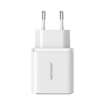 Ładowarka Joyroom Sieciowa USB-C / USB-A 30W - Biała