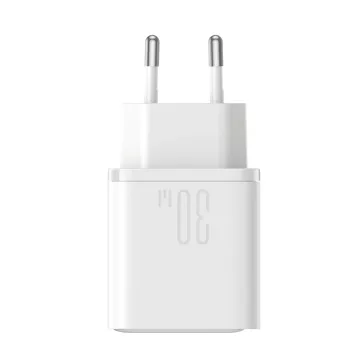 Ładowarka Joyroom Sieciowa USB-C / USB-A 30W - Biała