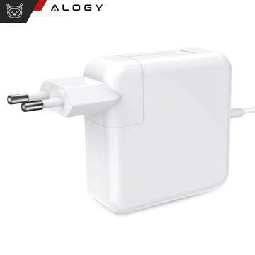 Ładowarka do MacBooka Alogy Charger Zasilacz do Apple MacBook MagSafe 2 T-type 45W Biała