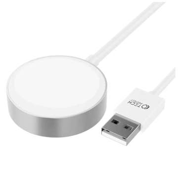 Ładowarka indukcyjna magnetyczna Kabel USB 120cm UltraBoost Magnetic Cable do Apple Watch White