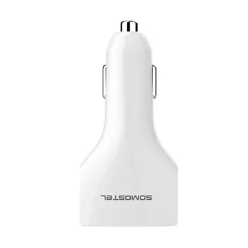 Ładowarka samochodowa Somostel SMS-A66 Quick Charge QC 3.0 3A 4X USB Biały