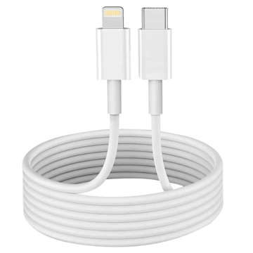 Ładowarka sieciowa Alogy szybka USB-C PD 20W + Kabel 1m przewód Lightning do iPhone Biały