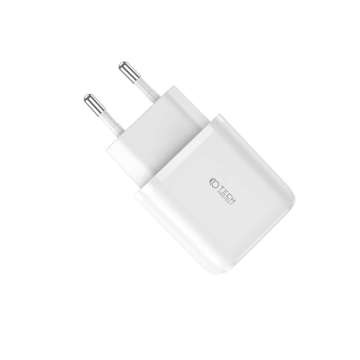 Ładowarka sieciowa C20W 2-Port USB-C - USB PD20W/QC3.0 White