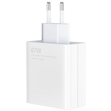 Ładowarka sieciowa szybka 67W USB mocna do Xiaomi kostka QC Alogy szybkie ładowanie Biała