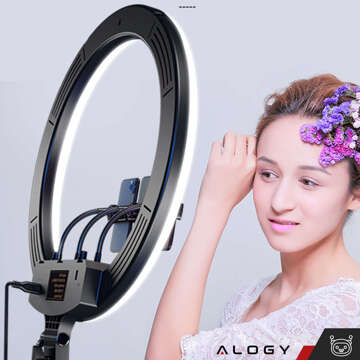 Lampa fotograficzna Alogy Ring M45 kosmetyczna do zdjęć makijażu