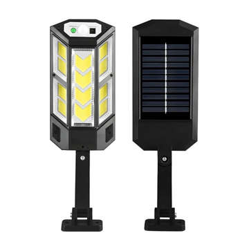 Lampa solarna LED 249 COB słoneczna Alogy Solar Lamp zewnętrzna z czujnikiem ruchu zmierzchniu + pilot