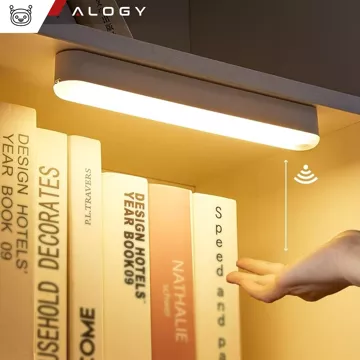 Lampka nocna Alogy Sensor Lamp z czujnikiem ruchu 25cm lampa szafkowa biurkowa na magnes Biała