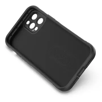 Magic Shield Case etui do iPhone 12 Pro elastyczny pancerny pokrowiec ciemnoniebieski