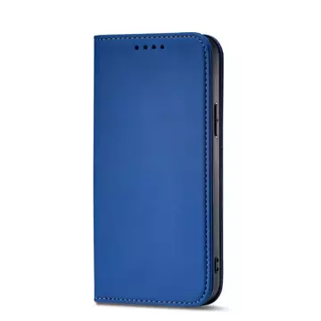 Magnet Card Case etui do iPhone 13 Pro pokrowiec portfel na karty kartę podstawka niebieski