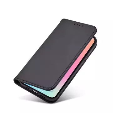 Magnet Card Case etui do iPhone 13 pokrowiec portfel na karty kartę podstawka czarny