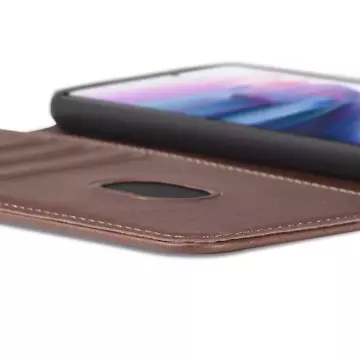 Magnet Case elegancki futerał etui pokrowiec z klapką i funkcją podstawki Samsung Galaxy S22+ (S22 Plus) czarny