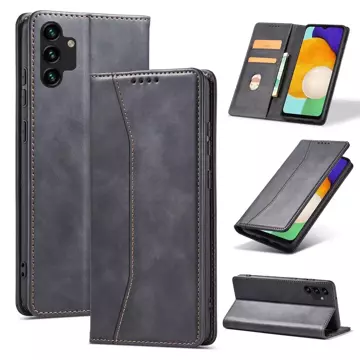 Magnet Fancy Case etui do Samsung Galaxy A13 5G pokrowiec portfel na karty kartę podstawka czarny