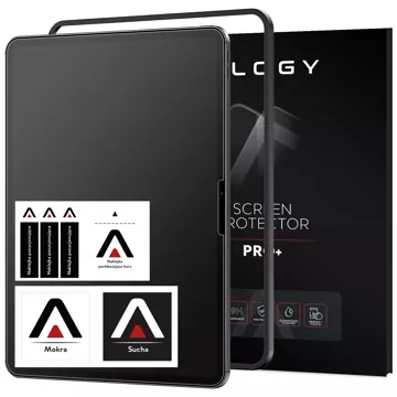 Matowe Szkło hartowane do Apple iPad Air 6 11" 2024 Alogy Matte Paper-Like Screen Protector z ramką montażową