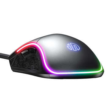 Mysz gamingowa Inphic PW6 RGB 1200-4800 DPI (szara)